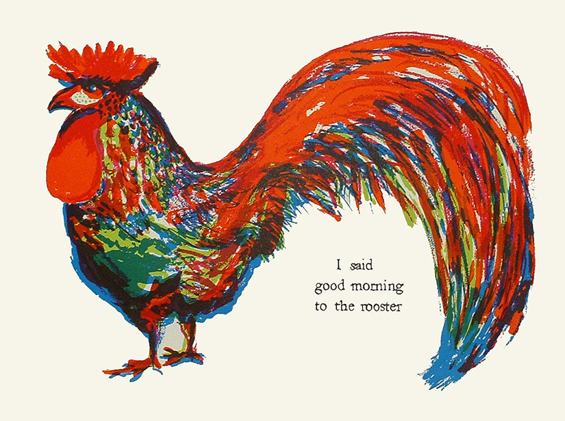 I Said Good Morning To The Rooster Charles Pachter